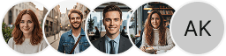 Multiple investor profile avatars on Dieu Nganphat trading review block